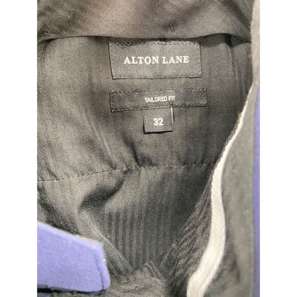 Alton Lane Pants Mens Sz 32 Blue Straight Leg Tailored Fit Pockets Dress - Picture 7 of 10